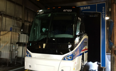 Whiting Rolls Forward With Bus Washing System